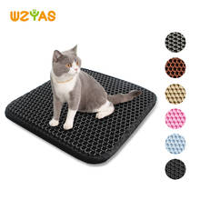 Waterproof Cat Mat Litter Sand Eva Pet Cat Litter Mat Non-Slip Double-Layer Litter Mat Kattenbak Mat Cat Carpet For Pets Cats 2024 - buy cheap