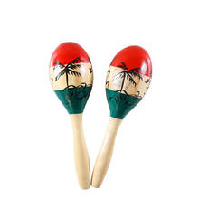 Orff instrumentos maraca de madeira/plástico, instrumento de percussão para crianças, bola de areia/martelo para educação inicial, brinquedos de auxiliares 2024 - compre barato