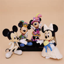 Disney boneco dos desenhos animados, presente para casamento, mickey mouse, minnie, princesa donald unisex, pato 2024 - compre barato
