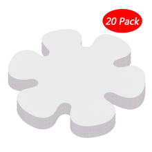 US  20 Pack 10cm/4 Inch Anti-slip Shower Stickers Flower Shaped Bathtub Decals Stickers Bath Shower Treads for Tubs 2024 - buy cheap