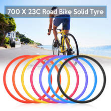 1 PC 700x23C Bicycle Solid Tire Road Bike Tires Cycling Tubeless Tyre Wheel Puncture-proof Free Inflatable Bicycle Tires 2024 - buy cheap