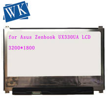 Tela lcd de 13.3 polegadas para asus zenbook ux330ua, matriz de substituição com 40 pinos ips, sem toque 2024 - compre barato