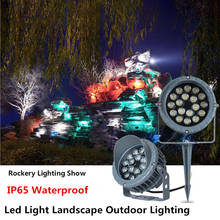 Led Outdoor Spotlight Lawn Lamp Tree Lights Rgb Colorful Garden Light 220V IP65 Waterproof Led Underground Light 36W Path Lights 2024 - buy cheap