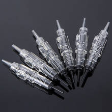 10Pcs 1RL Disposable Makeup Cartridge Needles Sterilized Safety Permanent Eyebrow Lip Tattoo Needles for Rotary Tattoo Machine 2024 - buy cheap