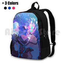 Promare Outdoor Hiking Backpack Waterproof Camping Travel Promare Lio Fotia Mad Burnish Galo Thymos Lio Promare Anime Fire Galo 2024 - buy cheap