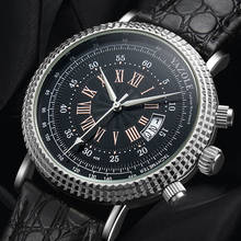 YAZOLE Men Watch Brand Wrist Watch Sport Leather Men's Watches Personality Dial Auto Date Clock Reloj Hombre 2024 - buy cheap