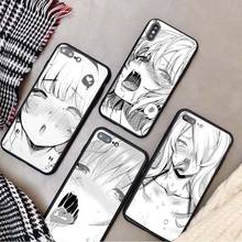Anime girl cartoon japan cute faces Tempered Glass Phone Case For iPhone 5 5S SE 6 6plus 7 plus 8 plus X XS XR XS Max 11 Pro Max 2024 - buy cheap