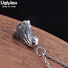 Uglyless Thai Silver Chinese Cabbage Pendants for Women Best Wish China Chic Fortune Necklaces NO Chains 925 Silver Jewelry P935 2024 - buy cheap