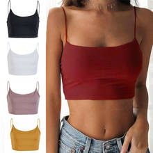 Blusa de verão, moda feminina, tomara que caia, sem alça, colete de bandeau 2024 - compre barato