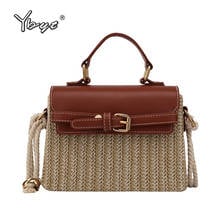 Ygado-bolsa de mão feminina de palha, design, moda verão, tecido a mão, ombro, praia, mais vendidos, bolsa de viagem, cruzando o corpo 2024 - compre barato