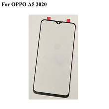 For OPPO A5 2020 Front LCD Glass Lens touchscreen For Oppo A 5 2020 Touch screen Panel Outer Screen Glass without flex A52020 2024 - buy cheap