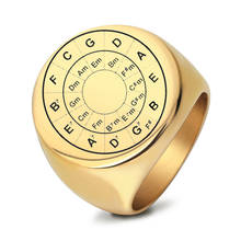 Новинка 2021, модное мужское кольцо zorcins из нержавеющей стали с геометрическим рисунком под золото в стиле хип-хоп, мужские кольца, ювелирные изделия 2024 - купить недорого