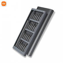 Xiaomi Mijia-Juego de destornilladores 24 en 1, herramientas de reparación magnéticas, caja de aluminio, para casa inteligente, envío directo 2024 - compra barato