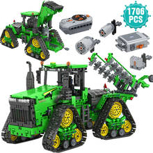 High-Tech MOC Ideas Electric Car Building Blocks Agricultural Vehicles Model Bricks Assembly Toys Holiday Gift For Children 2024 - buy cheap