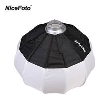 NiceFoto 50cm/20inch Foldable Lantern Style Softbox Ball Shape Soft Box with Bowens Mount Quick-Install Portable for Speedlite 2024 - buy cheap