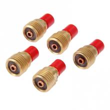 40% Hot Sales!!! 5Pcs 45V44 Gas Lens Collets Body 2.4mm Parts for TIG Welding Torch WP-9/20/22 2024 - buy cheap