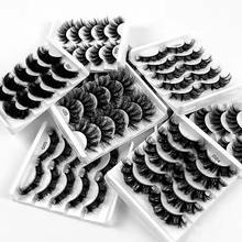 5 pairs 8-26MM faux 3d mink lashes fluffy wispy natural false eyelashes handmade long 3d eyelash extension make up mink cilios 2024 - buy cheap