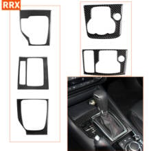 For Mazda3 Axela BM 2013-2016 Car Accessories Carbon Fiber Interior Gear Shift Panel Frame Media Buttons RHD LHD Cover Sticker 2024 - buy cheap