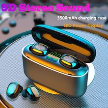 Wireless Earphones Sports Headset Ear Buds LED Display Waterproof Headphone With Mic TWS Wireless Bluetooth 5.0 Headphones 2024 - buy cheap