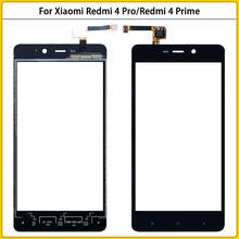 Tela touch screen 5.0 "para xiaomi redmi 4 pro, sensor digitador de vidro frontal para substituição de redmi 4 prime 2024 - compre barato