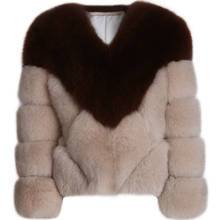 ladies real fur jacket natural fox fur coat women genuine fur coat 2024 - buy cheap