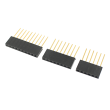 Conector de zócalo hembra para Arduino, 10 Uds., 2,54mm, Pitch PC104 6P 8P 10 P 1*6 1*8 1*10 Pin 2024 - compra barato