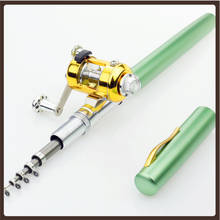 Mini Travel Fishing Pole Pen Telescopic Solid Portable Pocket Ultra Light Winter Feeder Rod Fishing Varas De Pesca Saltwater Rod 2024 - buy cheap