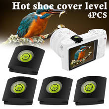 4 Pcs/Set Camera Bubble Spirit Level Hot Shoe Protector Cover For Sony A6000 Canon DSLR GK99 2024 - buy cheap
