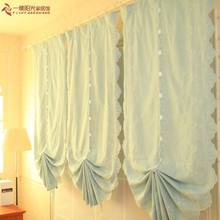 Free shipping Embroidery balloon anode-screening curtain sector roman blinds Living room bedroom finished product Multi-size 2024 - buy cheap