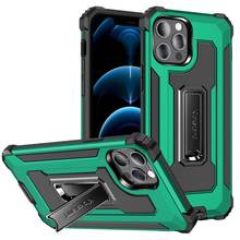 Robusto híbrido armadura suporte caso para iphone 11 12 pro max mini 6s 7 8 plus x xs xr se 2020 capas à prova de choque para iphone 12 pro 2024 - compre barato