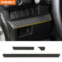 SHINEKA Carbon Fiber Car Central Console Decoration Strips Interior Trim Stickers For Suzuki Jimny 2019+ Accessories Car Styling 2024 - buy cheap