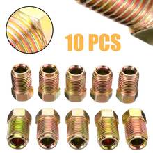 10Pcs/Set 10mm x 5mm Male Short Brake Pipe Screw Nuts for 3/16 Inch Metric Braking Tubes Nut Accessories 2024 - buy cheap