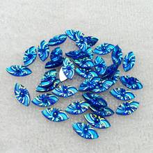 Diamantes de imitación de resina para pegar en cristales planos, 7x15mm, cuentas de ojo de caballo, sin coser, DIY, 400 Uds./paquete-Y761 2024 - compra barato