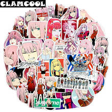 50Pcs Japanese Anime Kawaii Cute Funny Darling In The Franxx 02 Sticker For Laptop Guitar Skateboard PS4 Animation Sticker 2024 - buy cheap