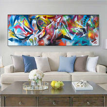 Large Size Graffiti Street Art Abstract Canvas Oil Painting Poster And Prints Wall Art Home Goods Wall Decor No Frame Picture 2024 - buy cheap