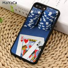 MaiYaCa Poker Game Pair King Phone Case For iPhone 5 6 7 8 plus 11 12 13 Pro X XR XS Max Samsung Galaxy S7 S8 S9 S10 2024 - buy cheap