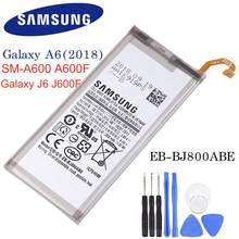 Samsung Original EB-BJ800ABE 3000mAh battery For Samsung Galaxy A6 (2018) SM-A600 A600F Galaxy J6 J600F Mobile Phone +Tools 2024 - buy cheap
