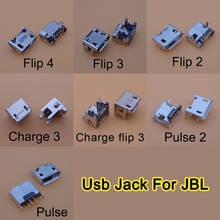 5 шт. Micro USB зарядный разъем, разъем для передачи данных, док-разъем для JBL Charge 3 Flip 4 3 2 Pulse 2 flip4 2024 - купить недорого