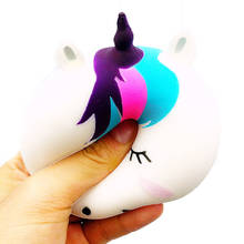 Jumbo Kawaii красочные игрушки Единорог Squishy кукла замедлить рост Стресса Squeeze Игрушки для маленьких детей Рождественский подарок 2024 - купить недорого