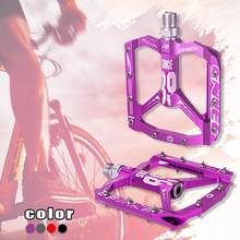 MYZRH MTB BMX Bicycle Pedals Ultralight Aluminium Alloy Pedals DU Bearing 1Pair Pedals Bicicleta Bike Pedals Flat Bicycle Parts 2024 - buy cheap