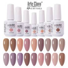 Arte Clavo 15ml Red Pink Nude Colors Gel Varnish Soak Off UV Gel Nail Polish Lakiery Hybrydowe Polish Gellack Nails Art Manicure 2024 - buy cheap