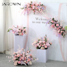 JAROWN настроить новый свадебный цветок персиковый розовый цветочный орнамент украшение искусственный цветок фон для вечерние Настенный декор 2024 - купить недорого