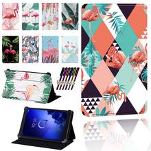 Flamingo Case for Alcatel 1T 7 10 / 3T 8 10 / A3 10 Tablet Scratch Resistant Lightweight Protective Case Cover + Pen 2024 - buy cheap