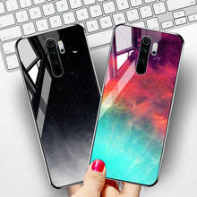 Tempered Glass Case For Xiaomi Redmi Note 8 Pro Cases Poco X3 NFC M3 F1 Redmi Note 10 9 Pro 10s 9s 9C 8T Mi 11 9T 10T Lite Cover 2024 - купить недорого