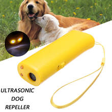 Pet Dog Train Repeller LED Anti Barking Stop Bark Training Device Ultrasonic Puppy Train Repeller Control without Battery 2024 - buy cheap