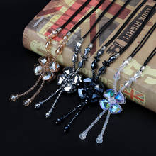 Women Fashion Joker Long Necklace 2019 Korean New Graceful Crystal Flower Sweater Chain Autumn Winter Lady Jewelry Accessories 2024 - buy cheap
