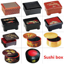 Caixa de almoço de enguia de sushi da escola para crianças com tampa caixas de almoço de bento para o escritório japonês saudável refeição prep recipiente de alimentos 2024 - compre barato