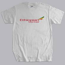 Homme t shirt summer men t-shirt ETHIOPIAN Airlines Airplane Travel T-shirt unisex t-shirt teenagers cool tops 2024 - buy cheap