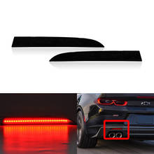 Fits For Chevrolet Camaro 2016-2019 Traverse 2013-2019 For Pontiac G8 08-09 Rear Bumper Smoked Led Reflector Lamps 2024 - buy cheap