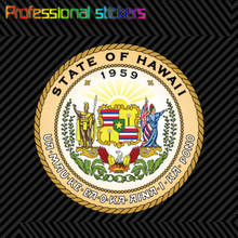 Hawaii State Seal Sticker Decal Self Adhesive Vinyl Hawaiian State The Aloha for Car, Laptops, Motorcycles, Office Supplies 2024 - buy cheap